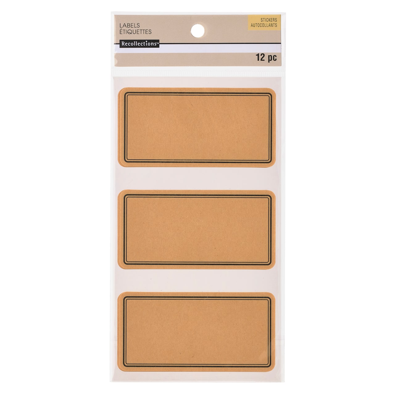 Rectangle Kraft Labels by Recollections&#x2122;